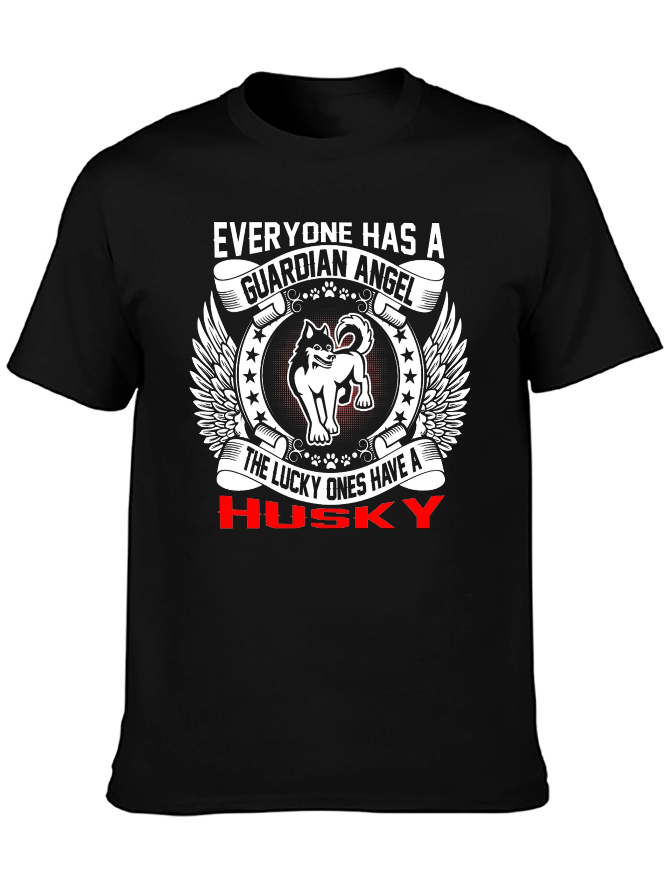 Guardian Angel Husky T-Shirt