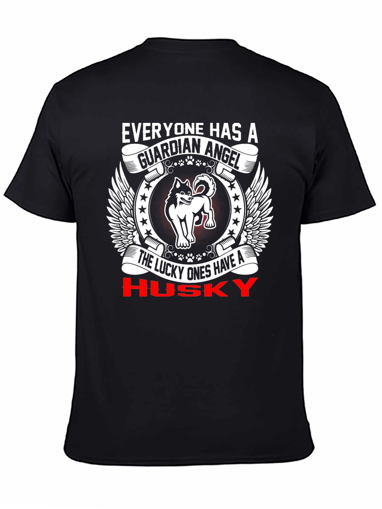 Guardian Angel Husky T-Shirt