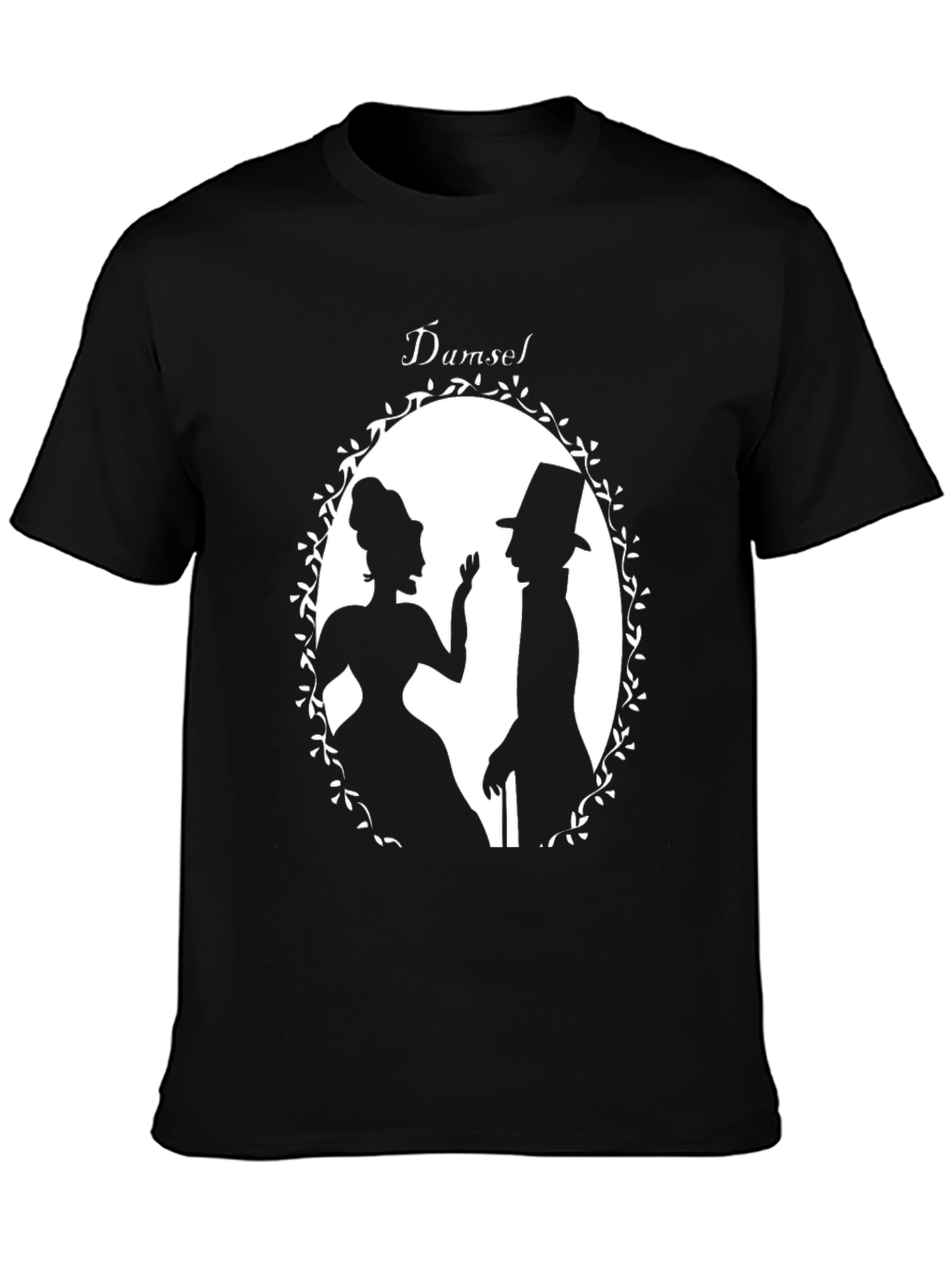 Damsel Silhouette Graphic T-Shirt