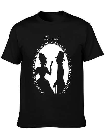 Damsel Silhouette Graphic T-Shirt