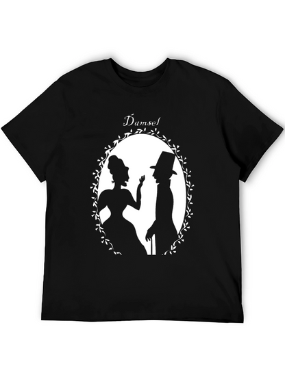 Damsel Silhouette Graphic T-Shirt