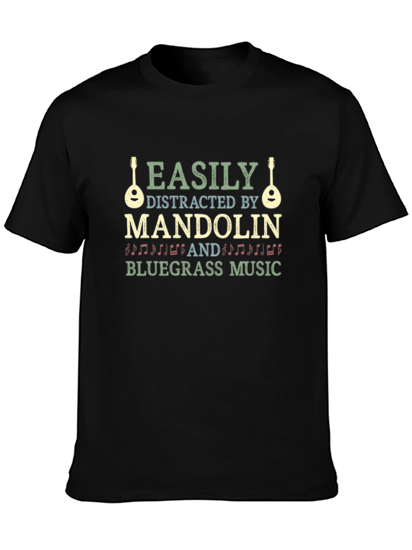 Mandolin & Bluegrass Music T-Shirt