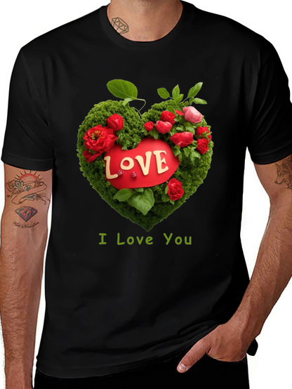 Love Heart Floral T-Shirt