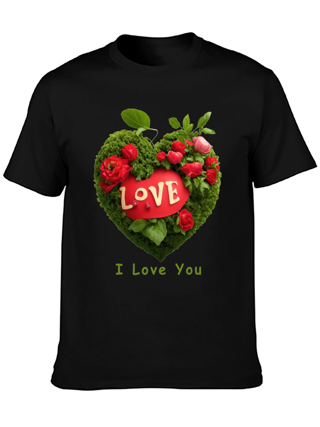 Love Heart Floral T-Shirt