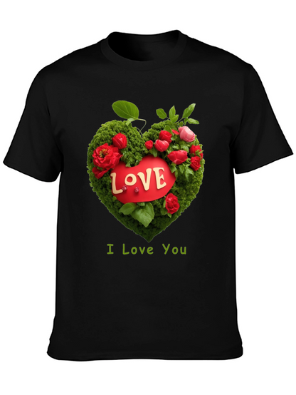 Love Heart Floral T-Shirt