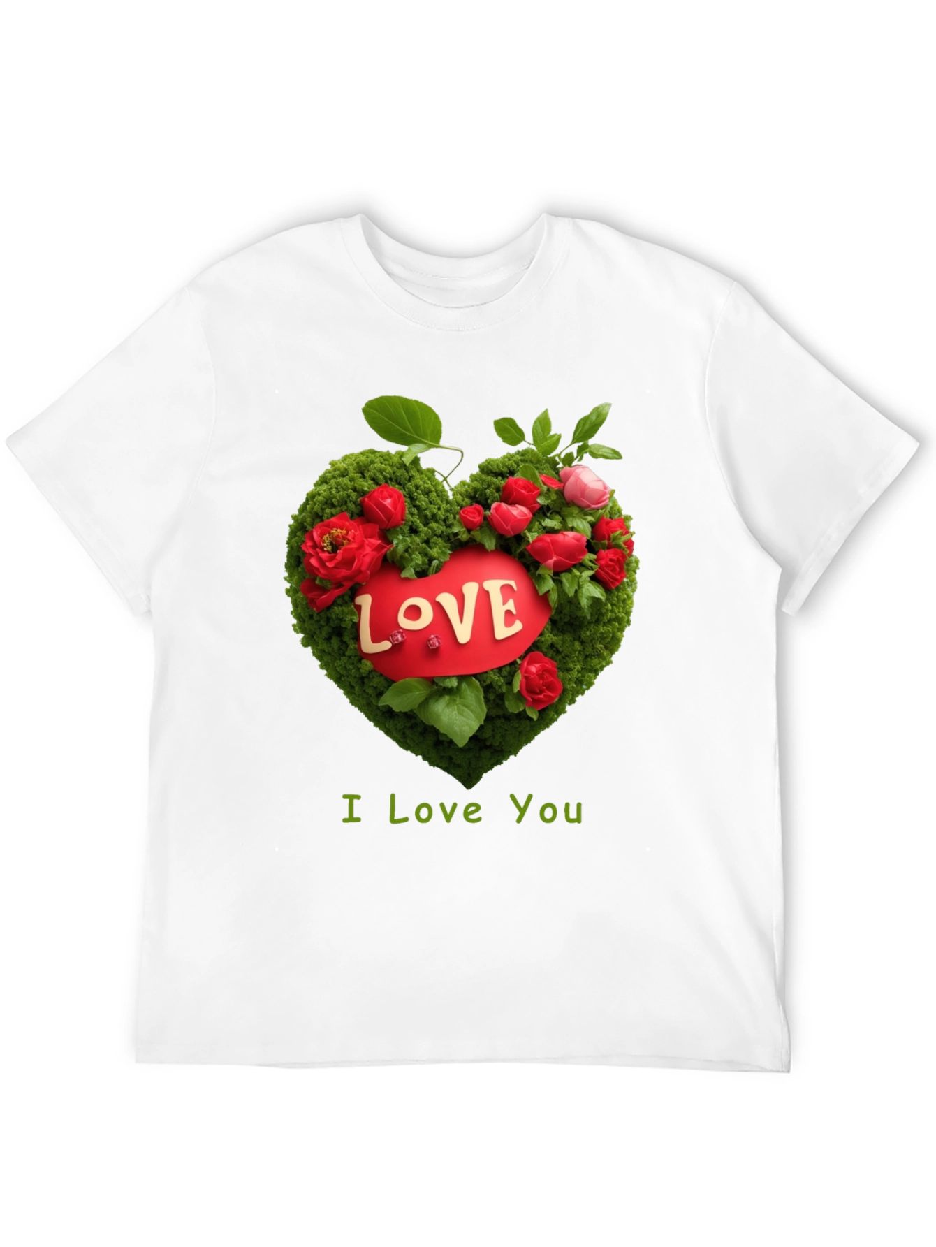 Love Heart Floral T-Shirt