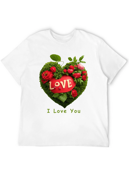 Love Heart Floral T-Shirt