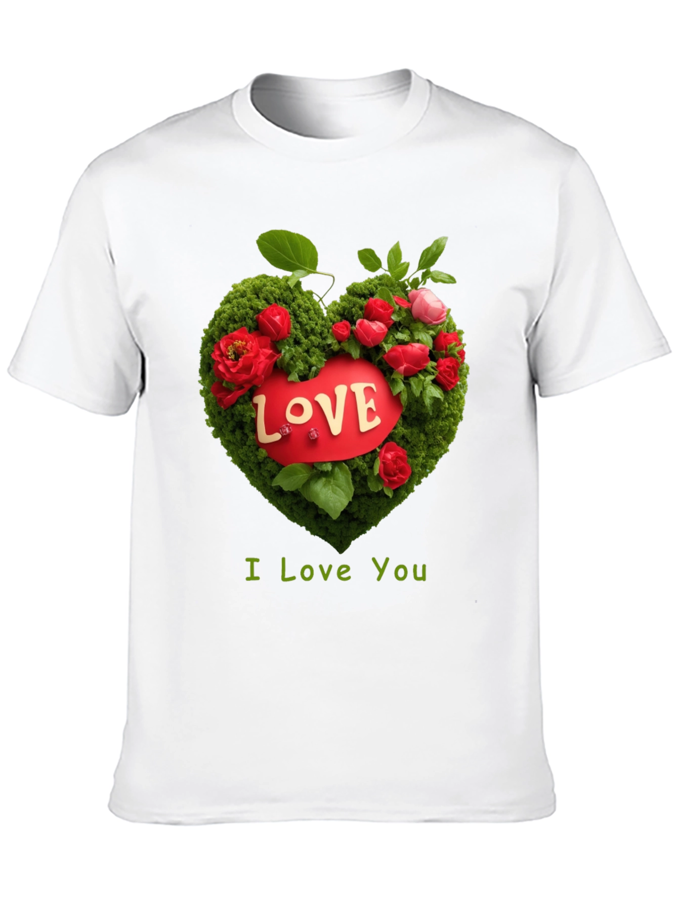 Love Heart Floral T-Shirt