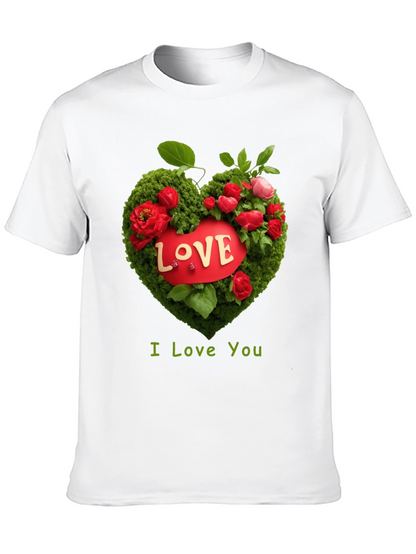 Love Heart Floral T-Shirt