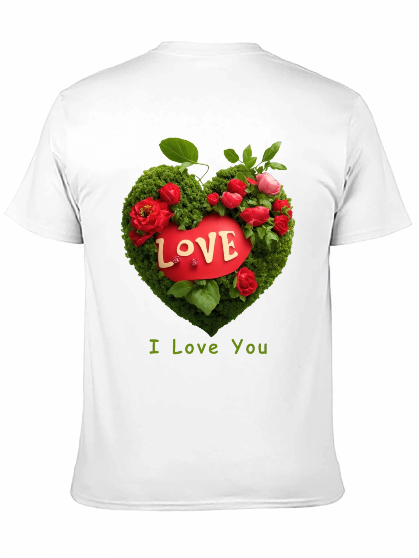 Love Heart Floral T-Shirt