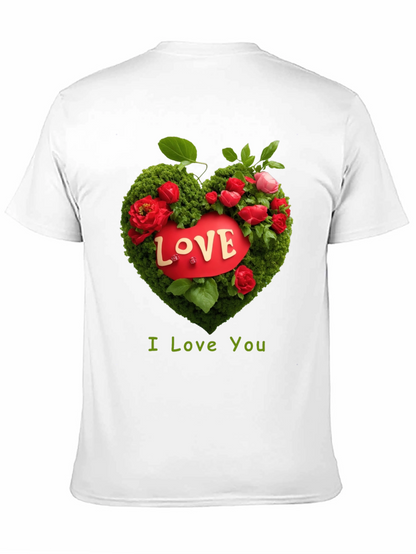Love Heart Floral T-Shirt
