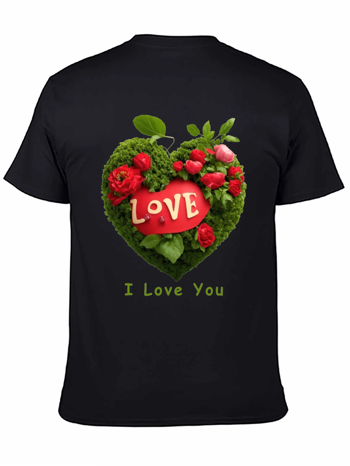 Love Heart Floral T-Shirt