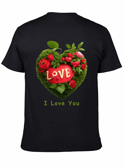 Love Heart Floral T-Shirt