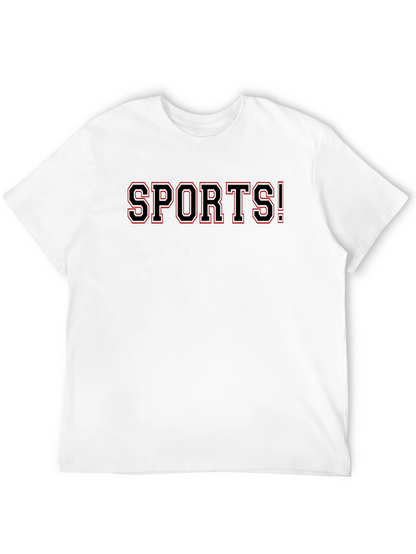 SPORTS! Graphic Tee - Bold Black T-Shirt