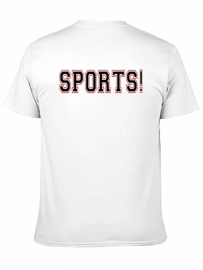 SPORTS! Graphic Tee - Bold Black T-Shirt
