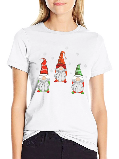 Festive Gnome T-Shirt - Holiday Cheer