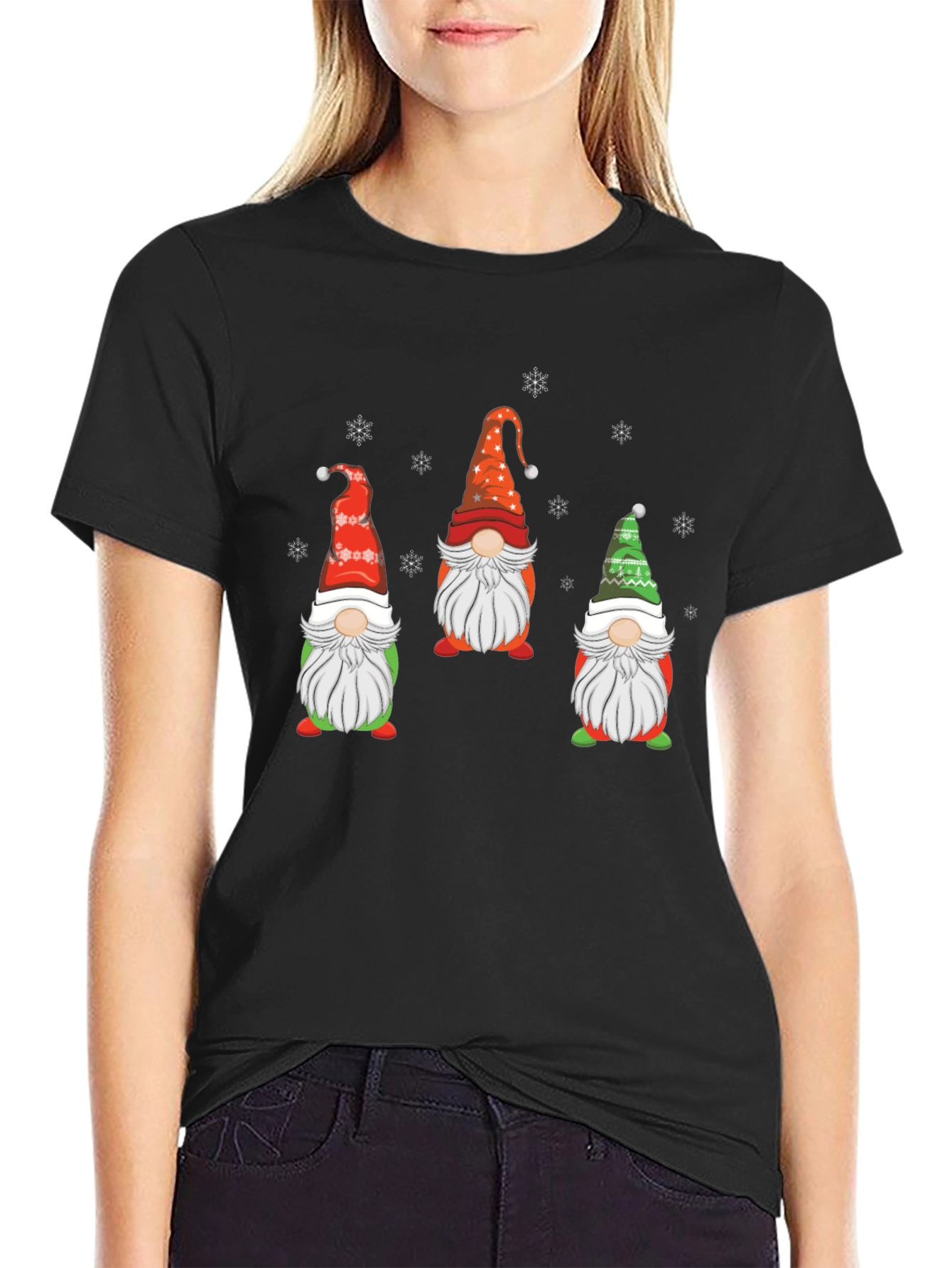 Festive Gnome T-Shirt - Holiday Cheer