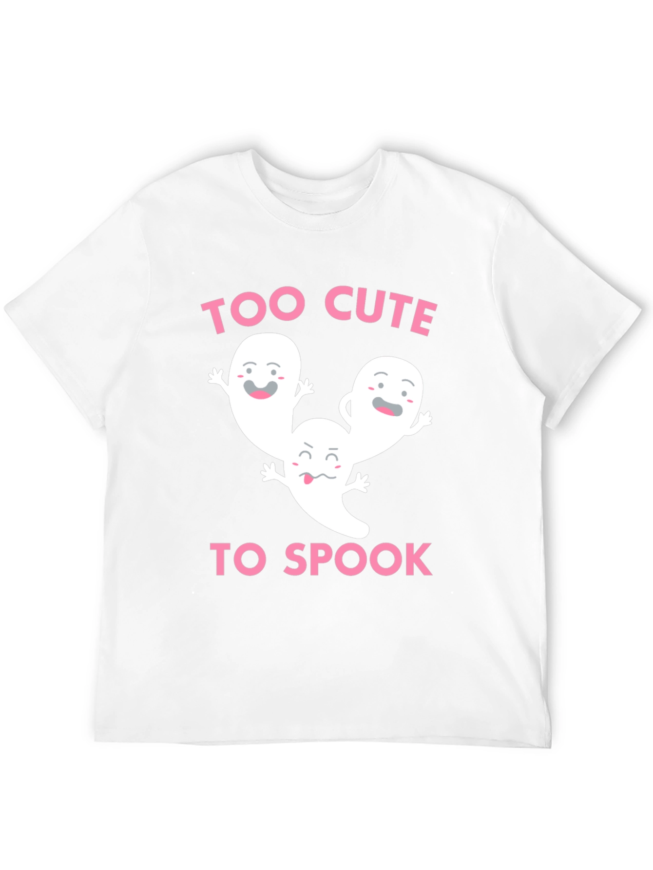 Too Cute to Spook Halloween Ghost T-Shirt