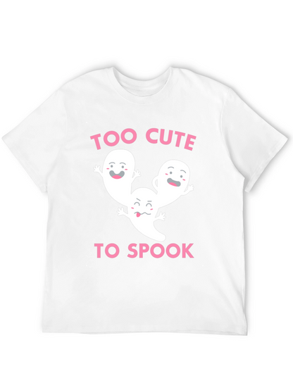 Too Cute to Spook Halloween Ghost T-Shirt