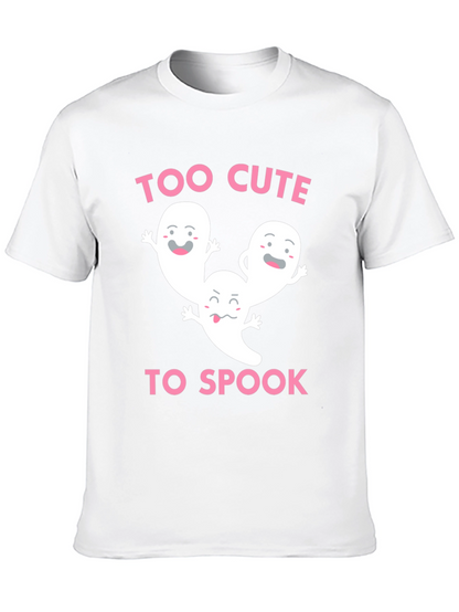 Too Cute to Spook Halloween Ghost T-Shirt