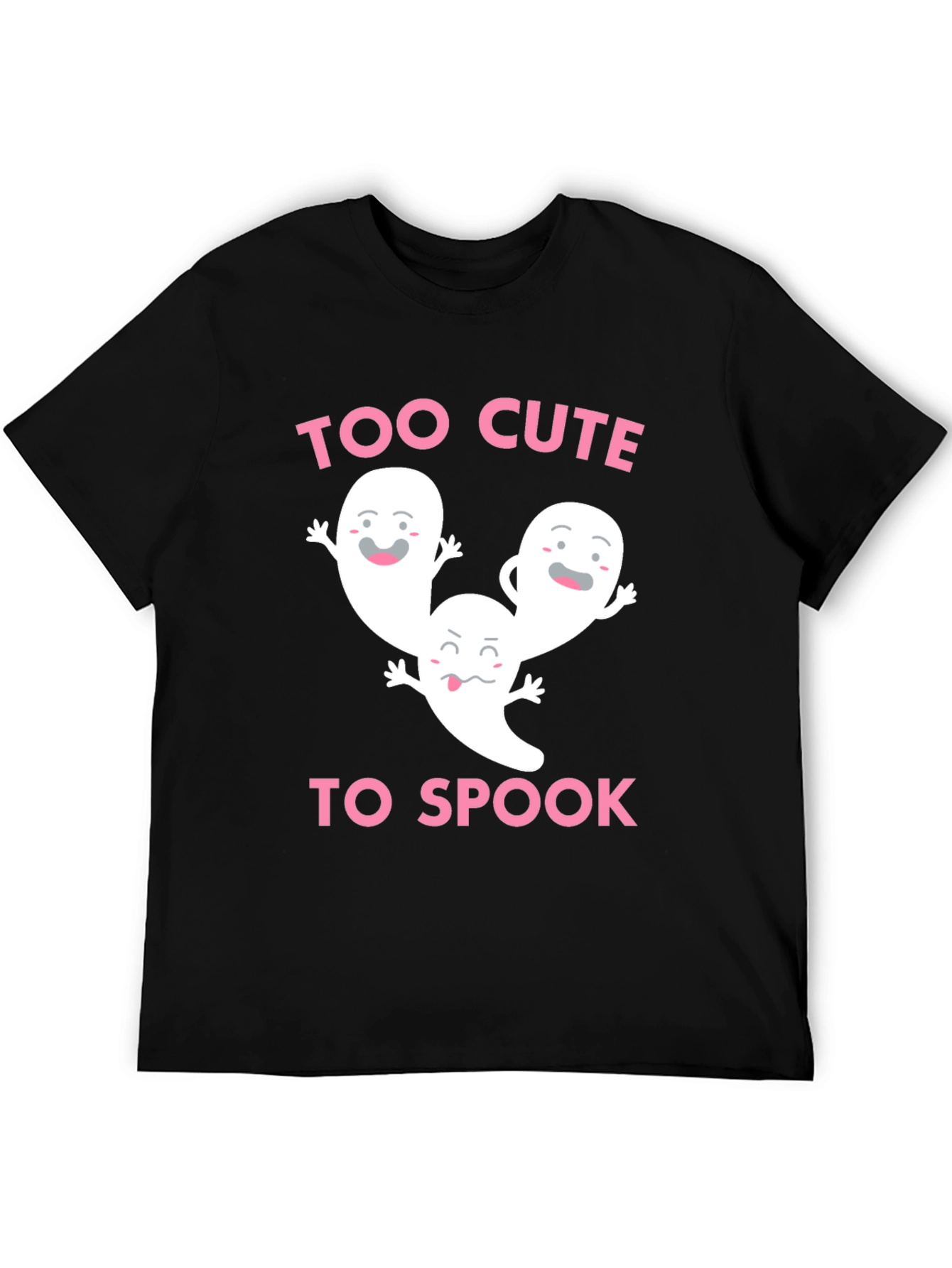 Too Cute to Spook Halloween Ghost T-Shirt