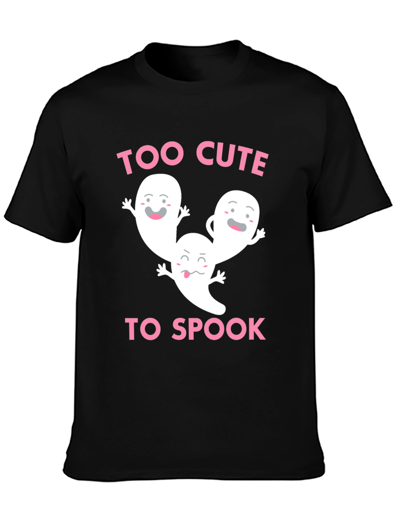 Too Cute to Spook Halloween Ghost T-Shirt
