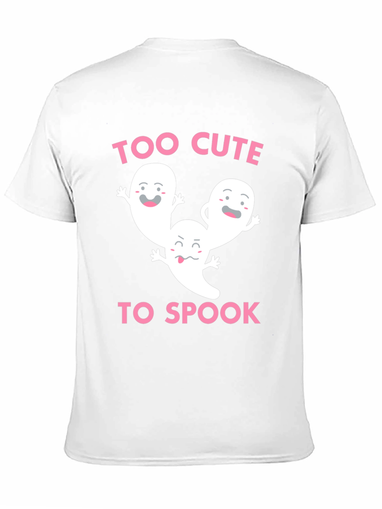 Too Cute to Spook Halloween Ghost T-Shirt