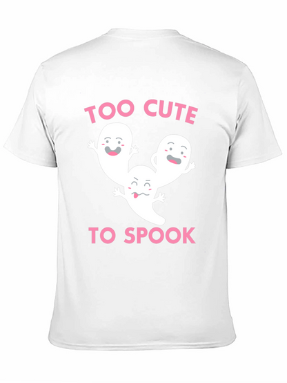 Too Cute to Spook Halloween Ghost T-Shirt