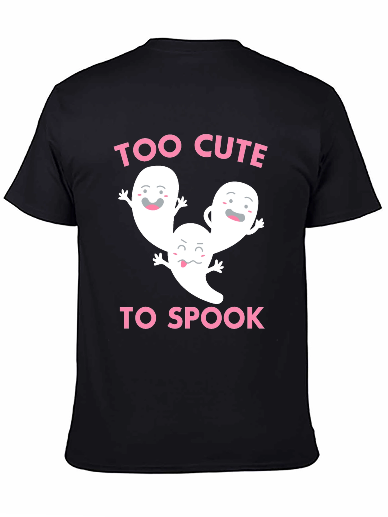 Too Cute to Spook Halloween Ghost T-Shirt