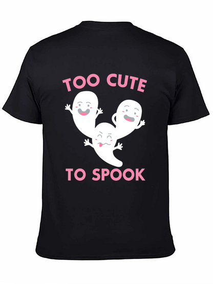 Too Cute to Spook Halloween Ghost T-Shirt