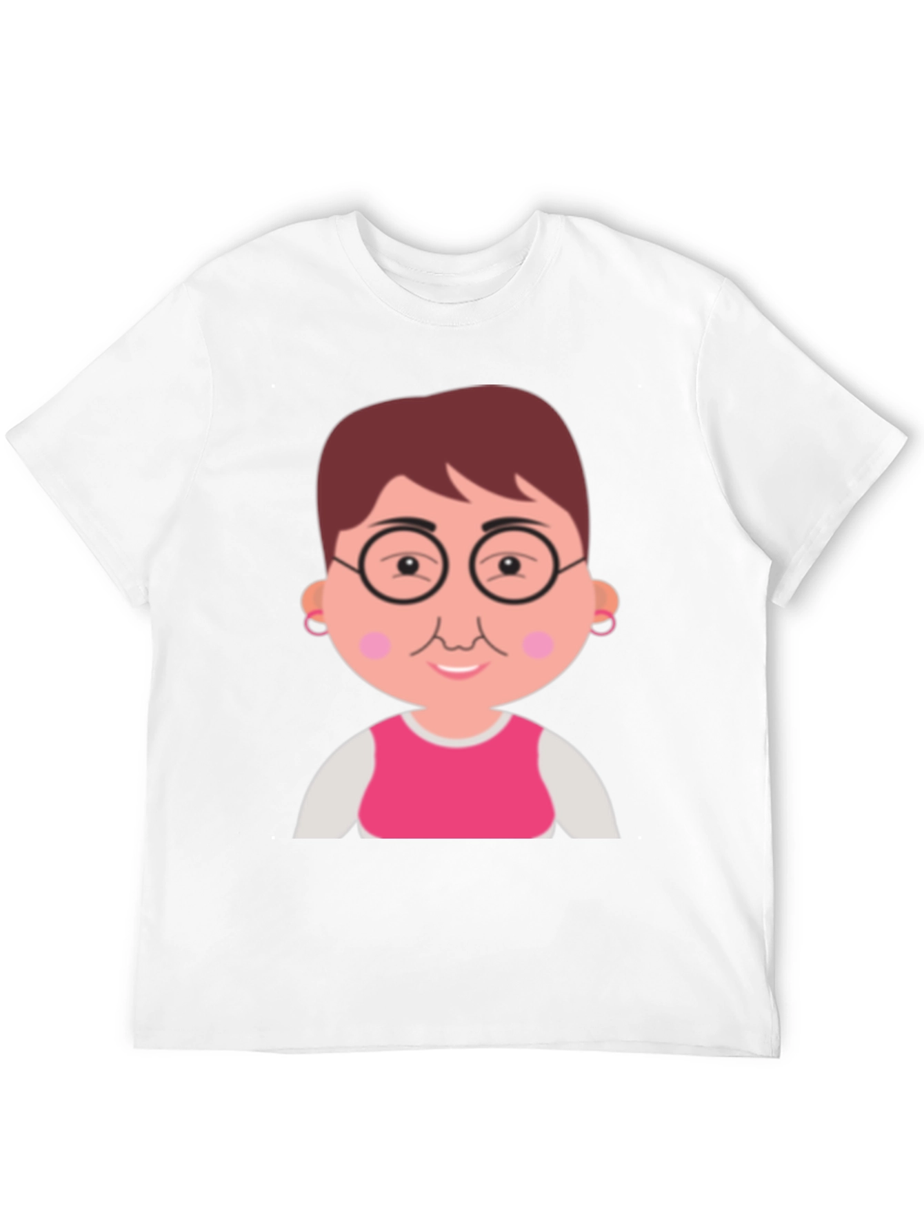 Funny Grandma Cartoon Graphic T-Shirt