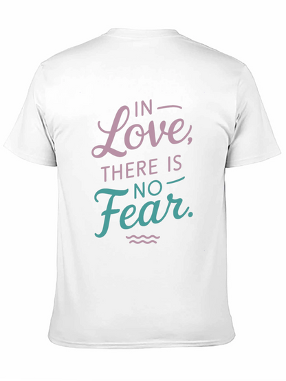 Love Over Fear Graphic Tee - Black Casual Shirt