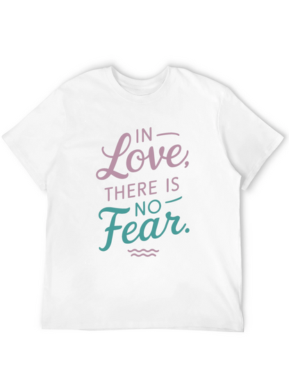 Love Over Fear Graphic Tee - Black Casual Shirt