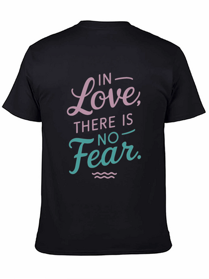 Love Over Fear Graphic Tee - Black Casual Shirt