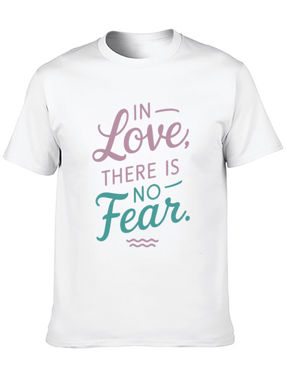 Love Over Fear Graphic Tee - Black Casual Shirt