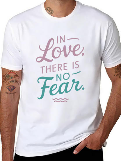 Love Over Fear Graphic Tee - Black Casual Shirt