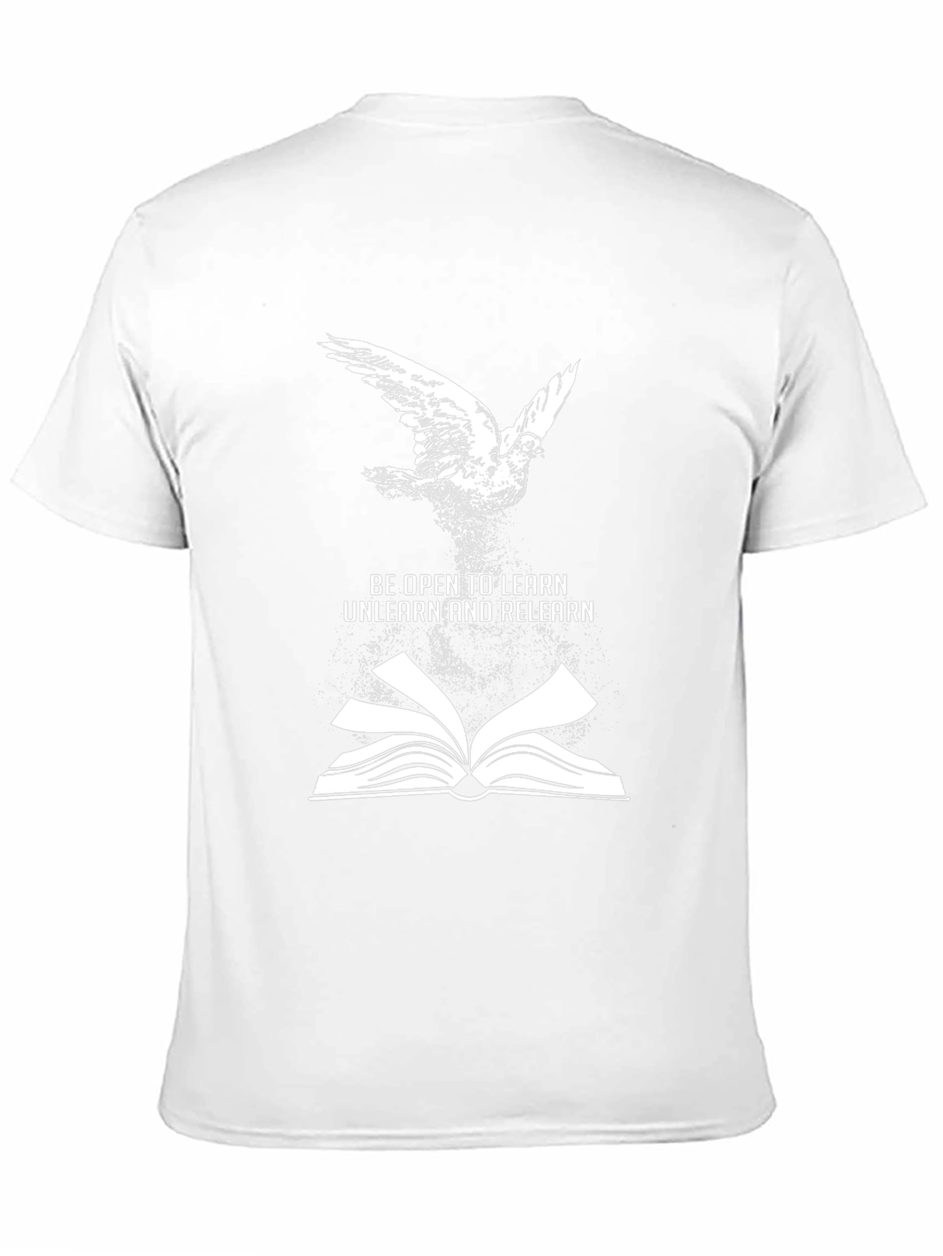 Open Mind T-Shirt: Bird Book and Learning Graphic Tee