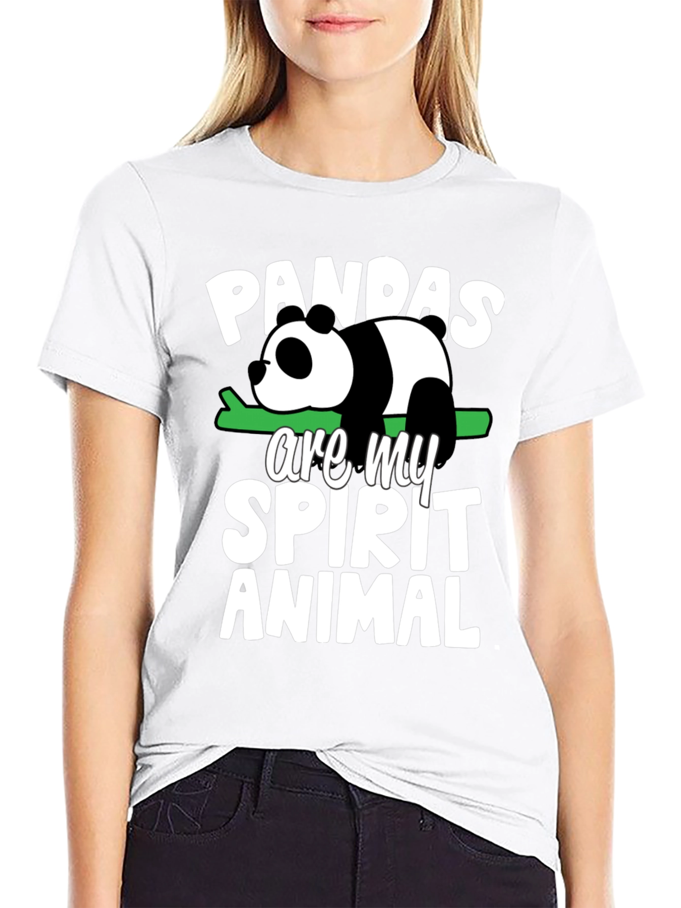 Panda Spirit Animal Graphic Tee