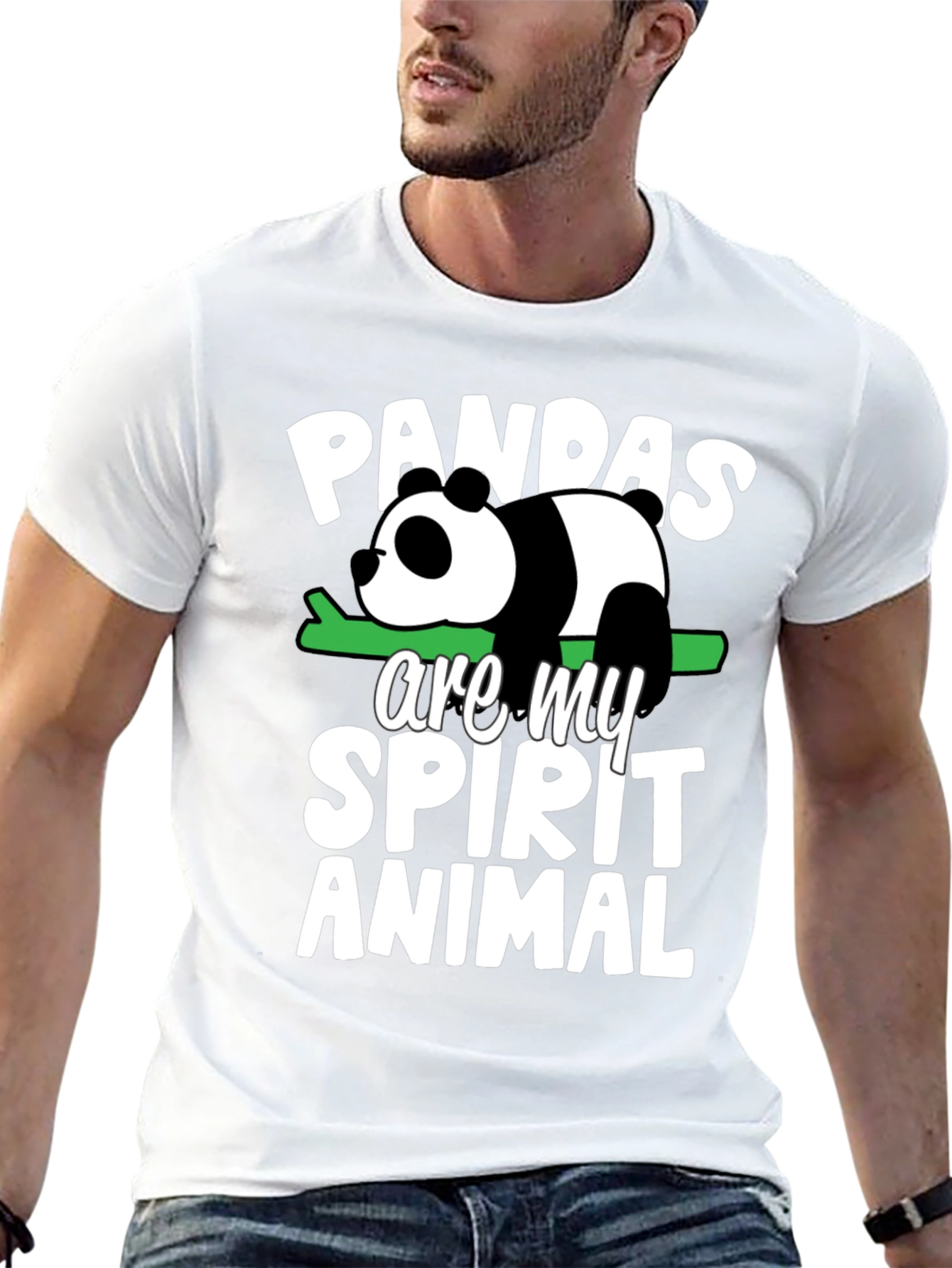 Panda Spirit Animal Graphic Tee