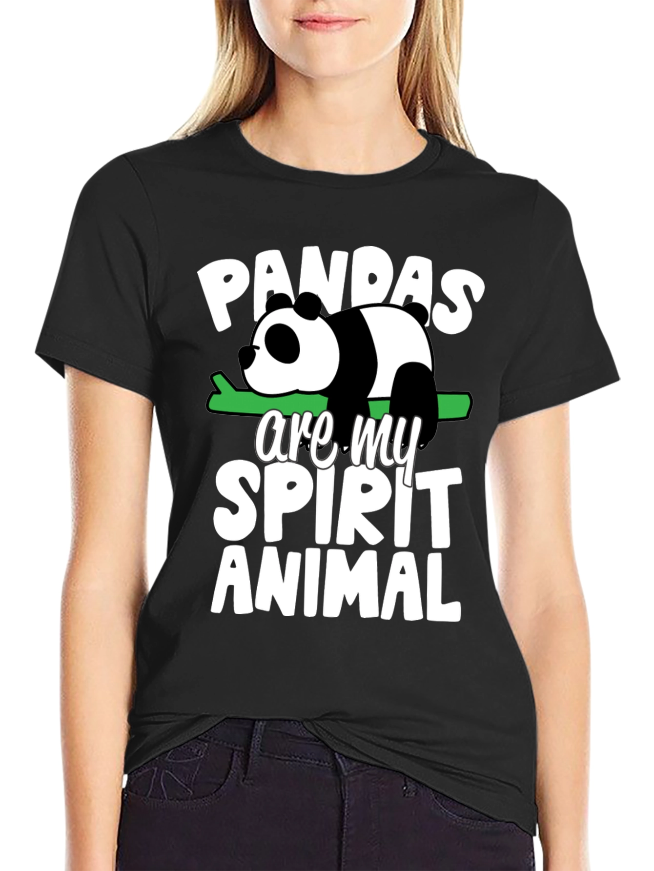 Panda Spirit Animal Graphic Tee