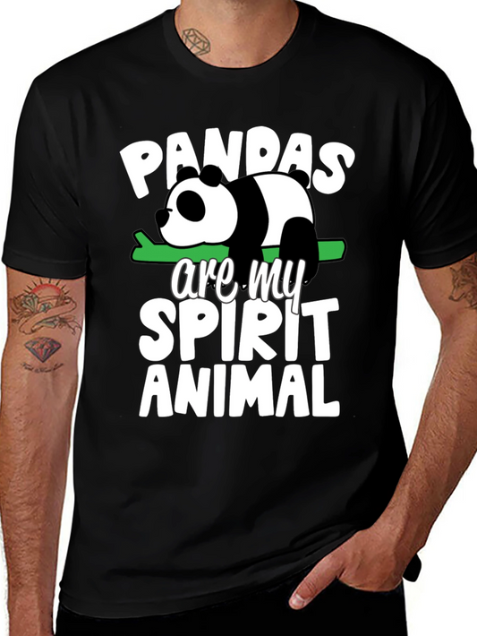 Panda Spirit Animal Graphic Tee