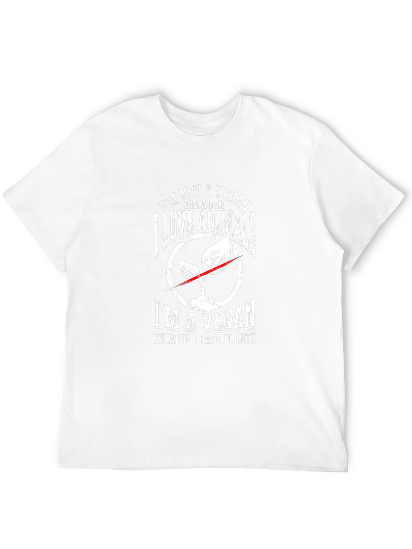 Im Not A Vegan T-Shirt - Animal Lover Design