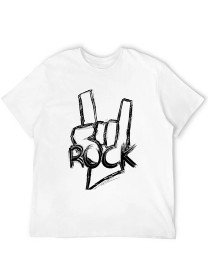 Rock On Graphic Tee - Black