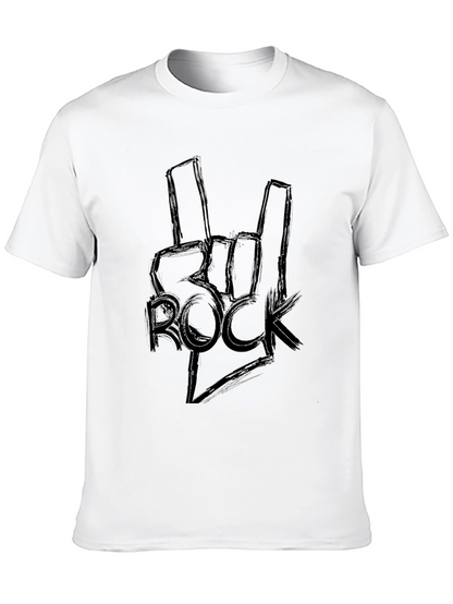 Rock On Graphic Tee - Black