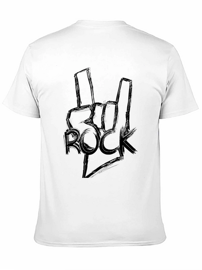 Rock On Graphic Tee - Black