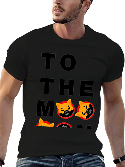 Doge To The Moon T-Shirt - Trendy Crypto Tee