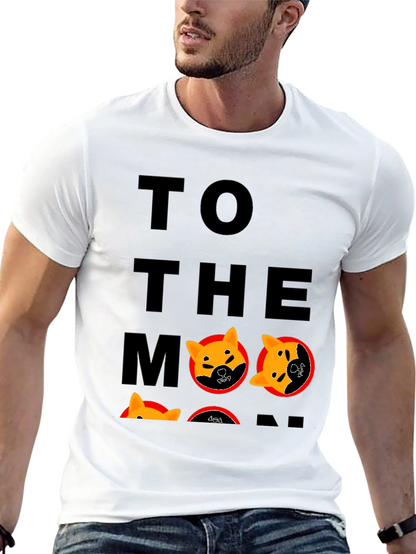Doge To The Moon T-Shirt - Trendy Crypto Tee