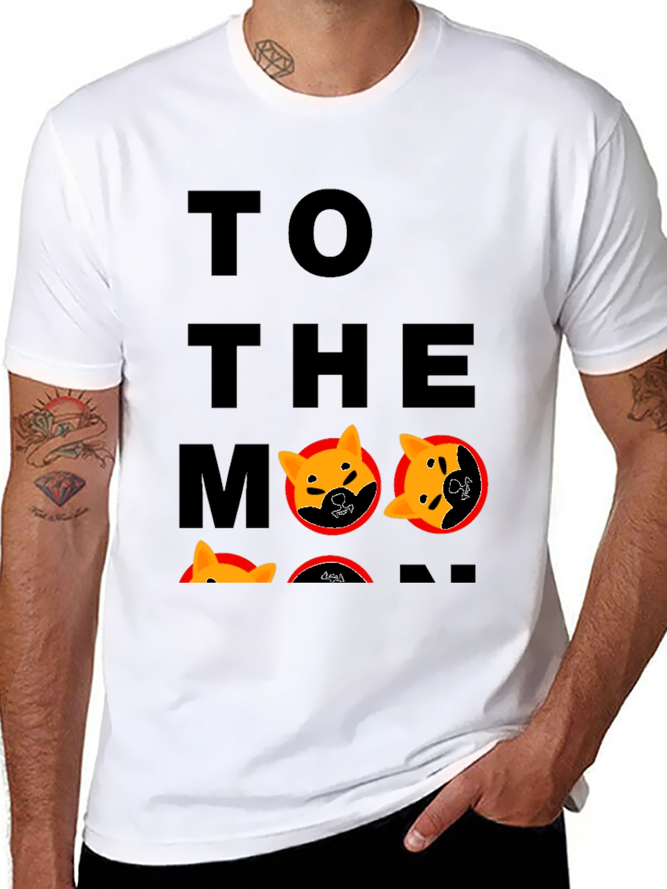 Doge To The Moon T-Shirt - Trendy Crypto Tee