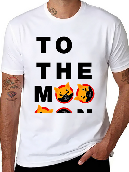 Doge To The Moon T-Shirt - Trendy Crypto Tee