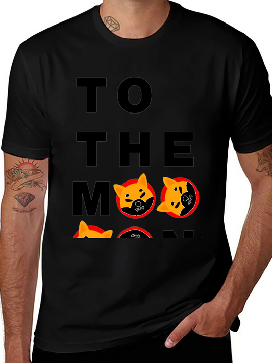 Doge To The Moon T-Shirt - Trendy Crypto Tee